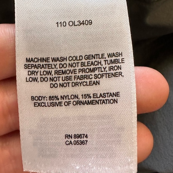 Mountain Hardware Grey Cinched Bottom Full Length Hiking Athletic Pants size 8 - Picture 9 of 9